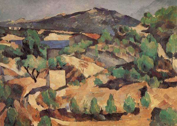 Paul Cezanne Mountains seen from l'Estaque Spain oil painting art